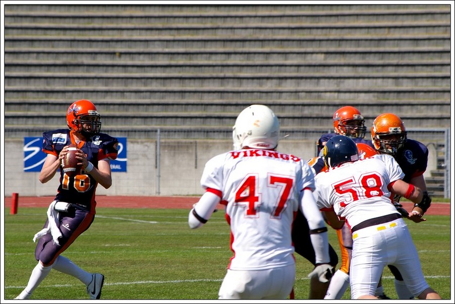 Corsaire vs Vikings de Lille: qb en mouvement 03